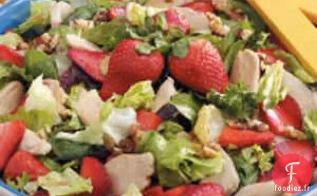 Salade de Poulet aux Fraises