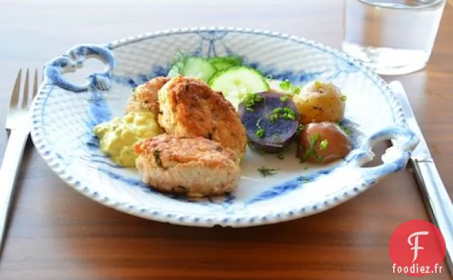 Gâteaux de poisson (Fiske Frikadeller danois)
