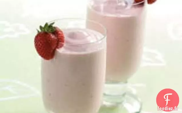 Smoothies au Fromage à la Rhubarbe