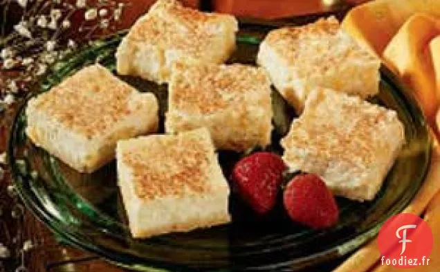 Carrés au Fromage à l'Ananas