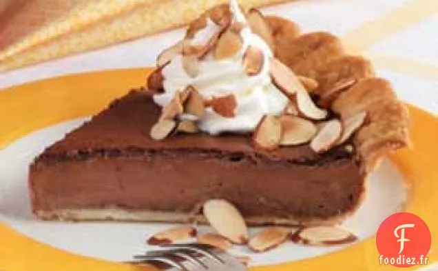 Tarte à la Crème aux Amandes et au Fudge