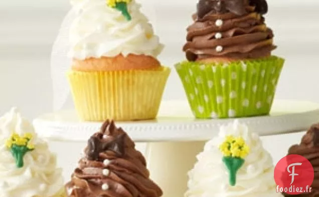 Cupcakes pour la Mariée et le Marié