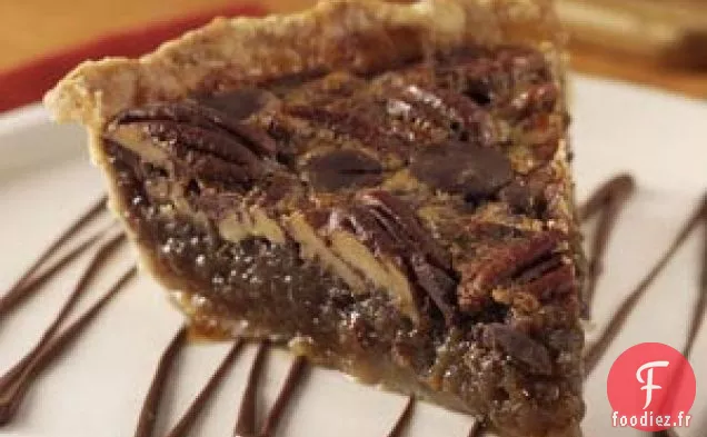 Tarte aux Pacanes au Chocolat Bourbon