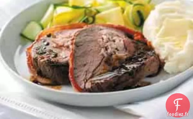 Filet de Bœuf Farci au Crabe