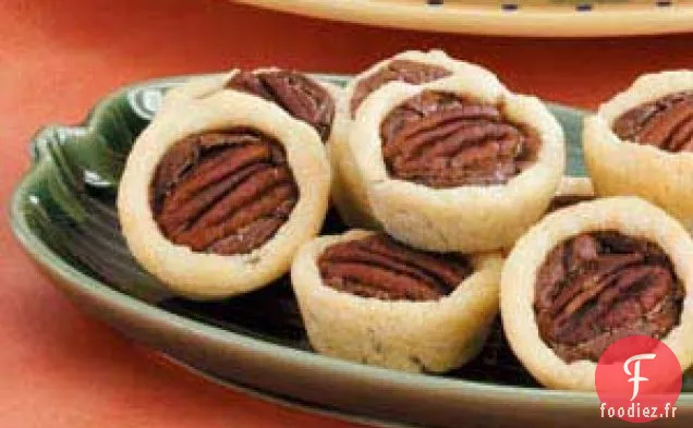 Tartelettes de Noix de Pécan au Fudge