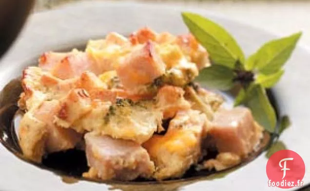 Casserole de Brunch Brocoli-Dinde