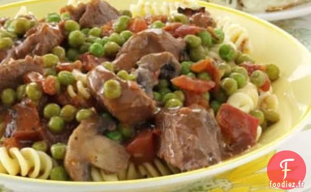 Ragoût de Pointe de Bœuf sur Fusilli