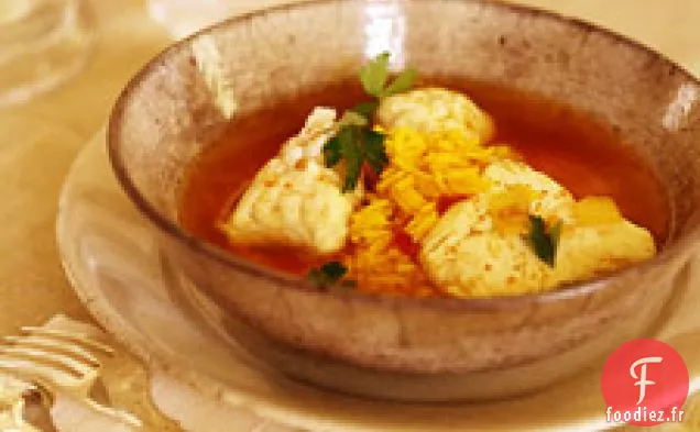 Bouillabaisse de Fruits de Mer à la Tomate Au Curry