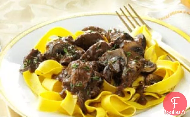 Bœuf Portobello Bourgogne