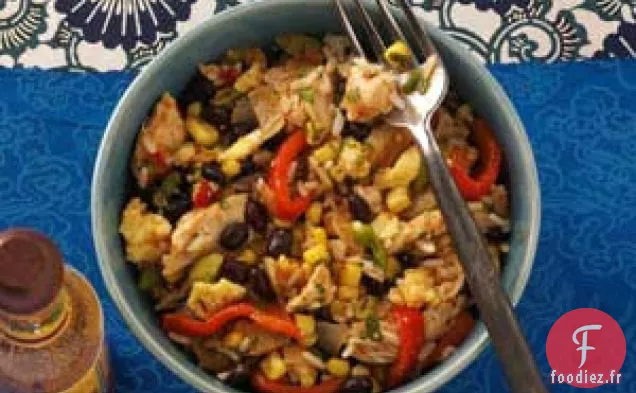 Riz à la Poêle Mexicaine
