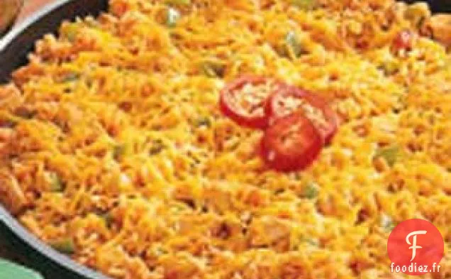 Poulet Mexicain et Riz