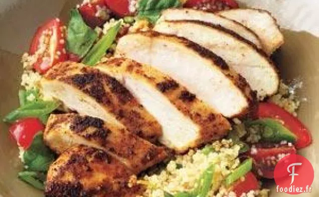 Recette De Salade De Poulet Épicé Au Couscous
