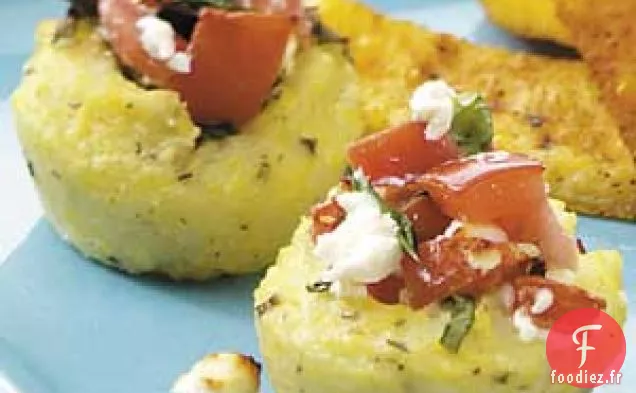 Tasses à Polenta Méditerranéennes