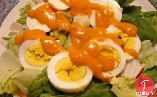 Salade Française avec Vinaigrette Russe