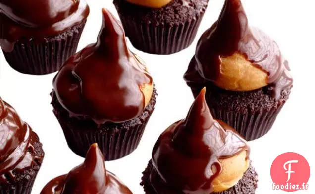 Mini Cupcakes au Beurre de Cacahuète