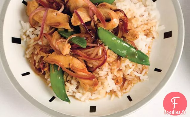 Sauté de poulet épicé à l'Orange
