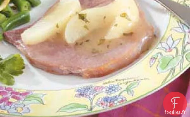 Pavé de Jambon Nappé de Poire