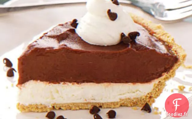 Tarte au Fromage à La Crème au Chocolat