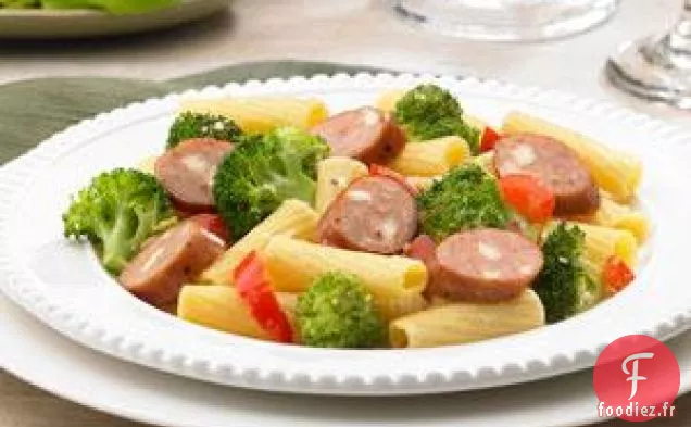 Rigatoni au Poulet Fumé à l'italienne et Brocoli de Johnsonville