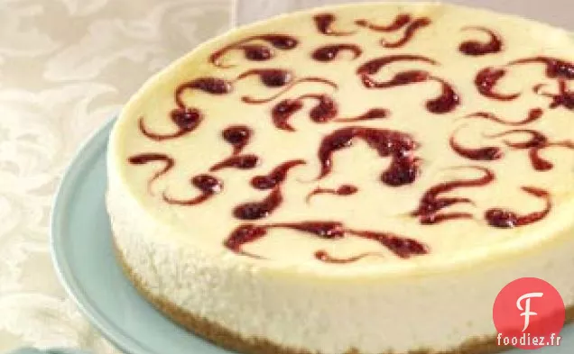 Cheesecake au Chocolat Blanc et Aux Framboises