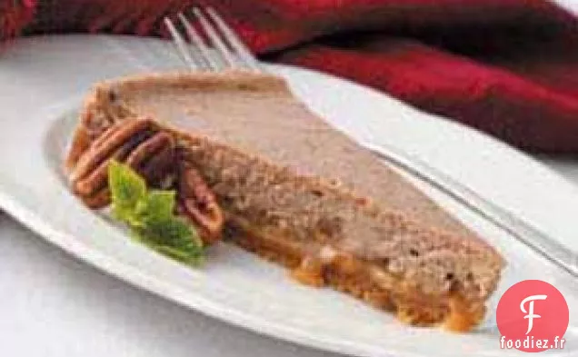 Cheesecake au Chocolat et Caramel