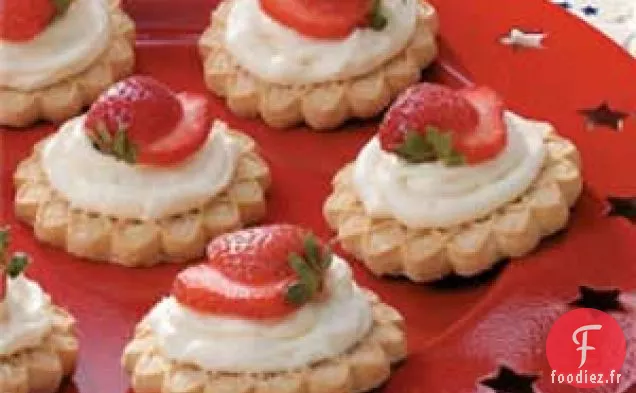 Tartes aux Biscuits aux Fraises