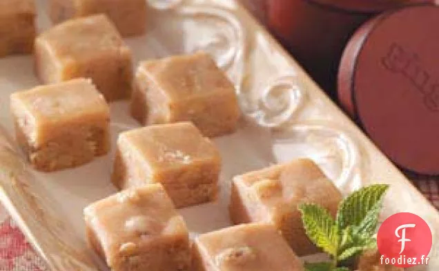 Fudge à l'Érable et Au Gingembre