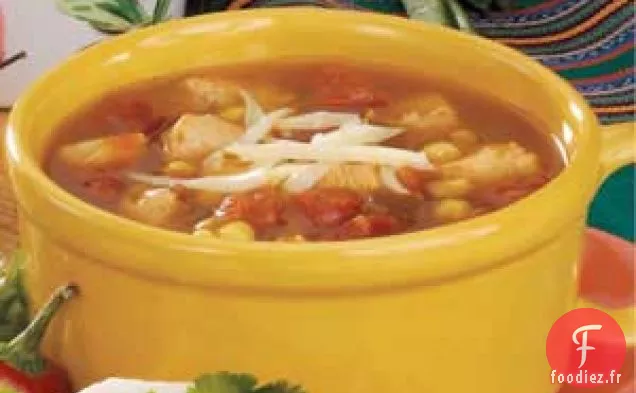 Soupe de Poulet à La Salsa