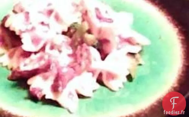 pâtes à nœud papillon au poulet