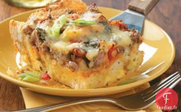 Brunch au Brie et à la Saucisse