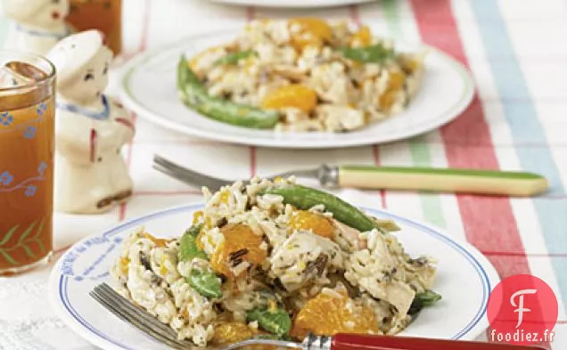 Salade de Poulet au Riz Sauvage à l'Orange