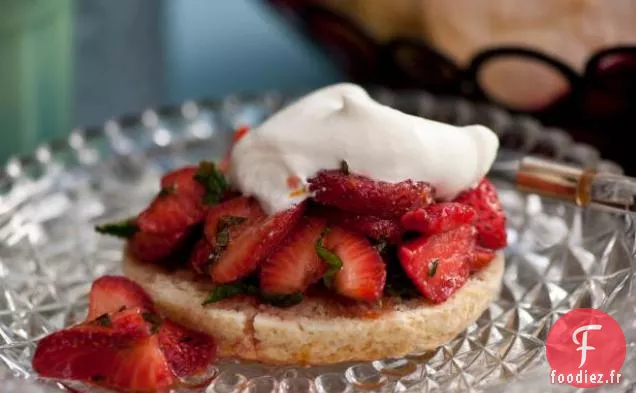 Shortcake Fraise, Menthe et Thym