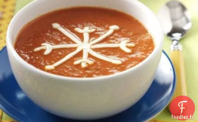 Soupe aux Tomates Flocon de Neige