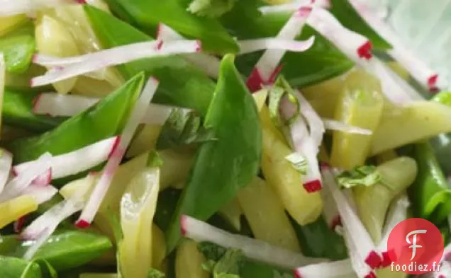 Salade De Pois Cassés Avec Recette De Radis Et De Citron Vert