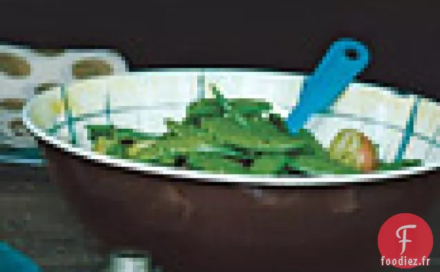 Pois Cassés et Pommes de Terre au Pesto de Persil