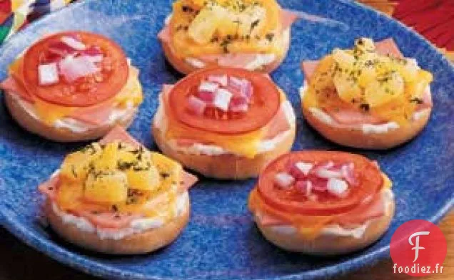 Bagels au Jambon et Fromage
