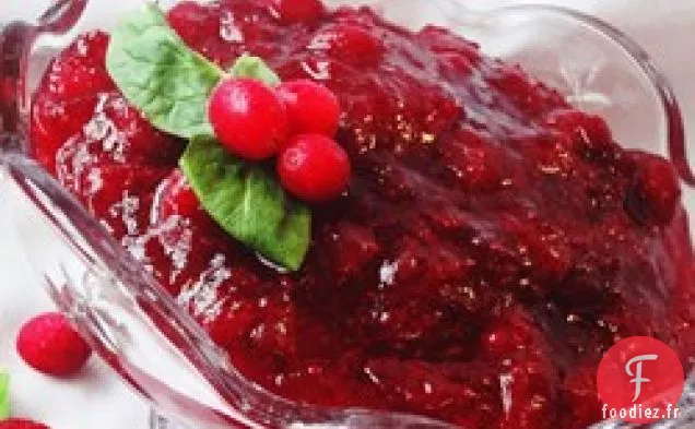Sauce aux Canneberges des Fêtes