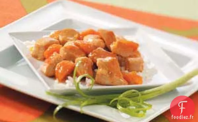 Poulet à L'Abricot Et À L'Orange