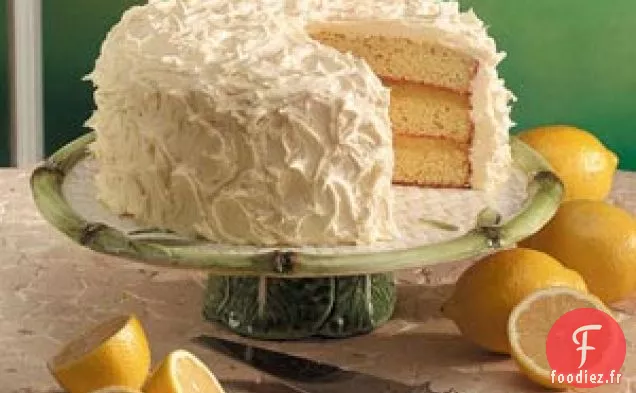Gâteau au Citron Triple Couche