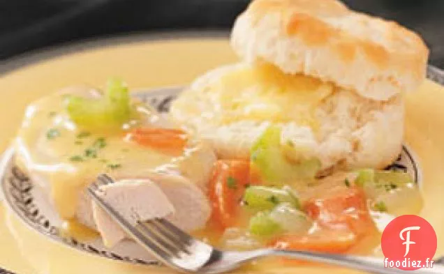 Poulet avec sauce aux légumes