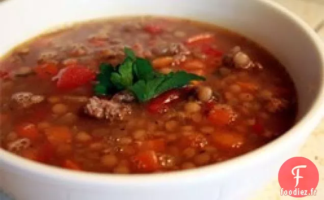 Soupe aux Lentilles et Saucisses