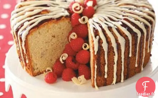 Gâteau au Chocolat Blanc et Aux Framboises