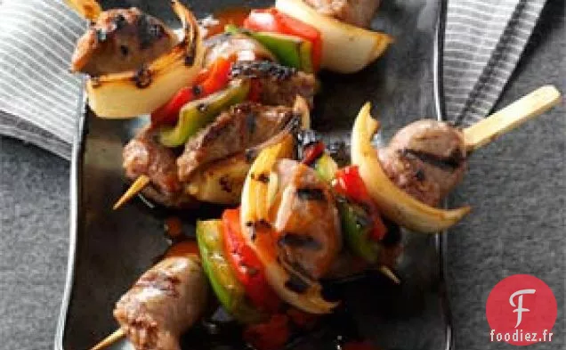 Brochettes de Gosse au Bourbon