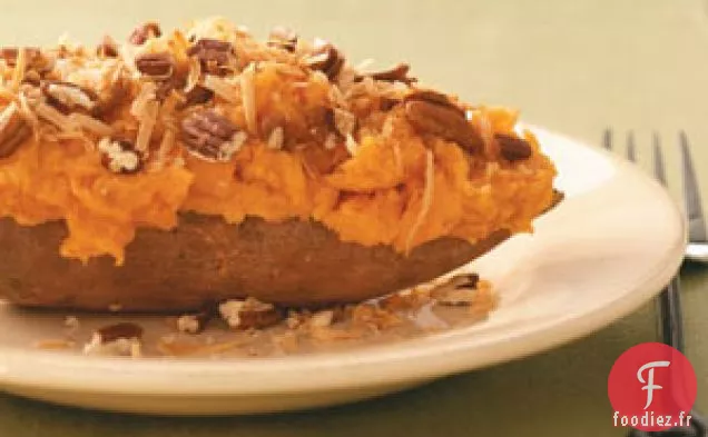 Patates Douces à la Noix de Coco Cuites Deux Fois