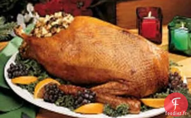 Oie farcie aux Pommes et aux Pruneaux