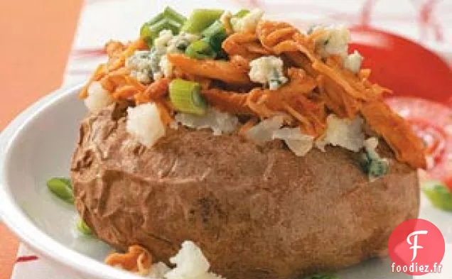 Pommes de Terre au Four au Poulet BBQ