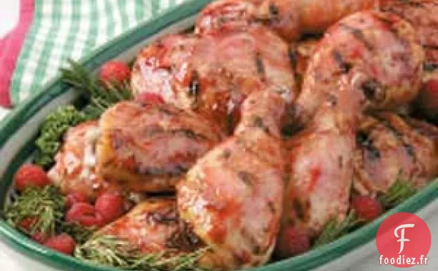 Poulet Grillé aux Framboises