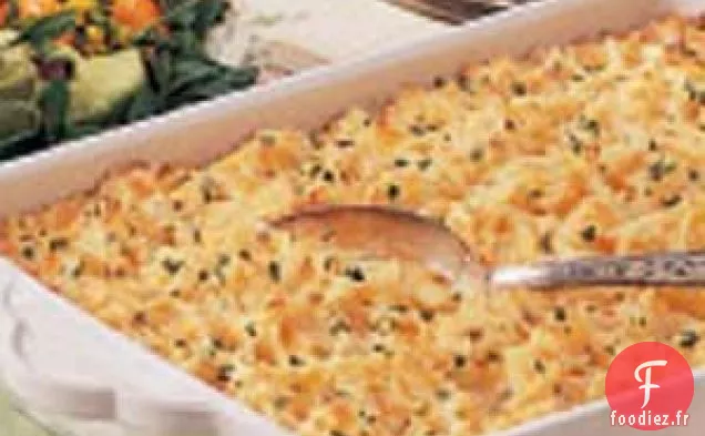 Casserole de Pommes de Terre Hachées au Fromage