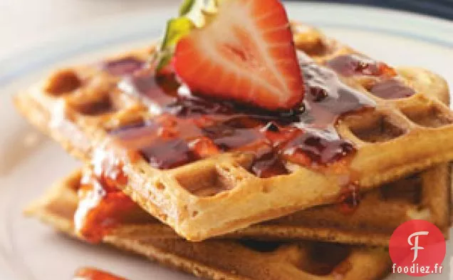 Gaufres au Beurre d'Arachide et à la Gelée