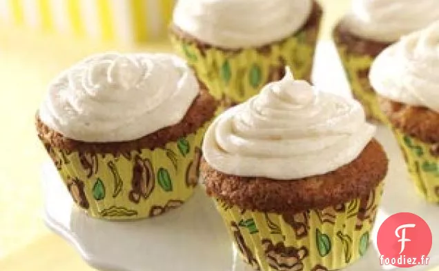 Cupcakes à la Banane Givrée